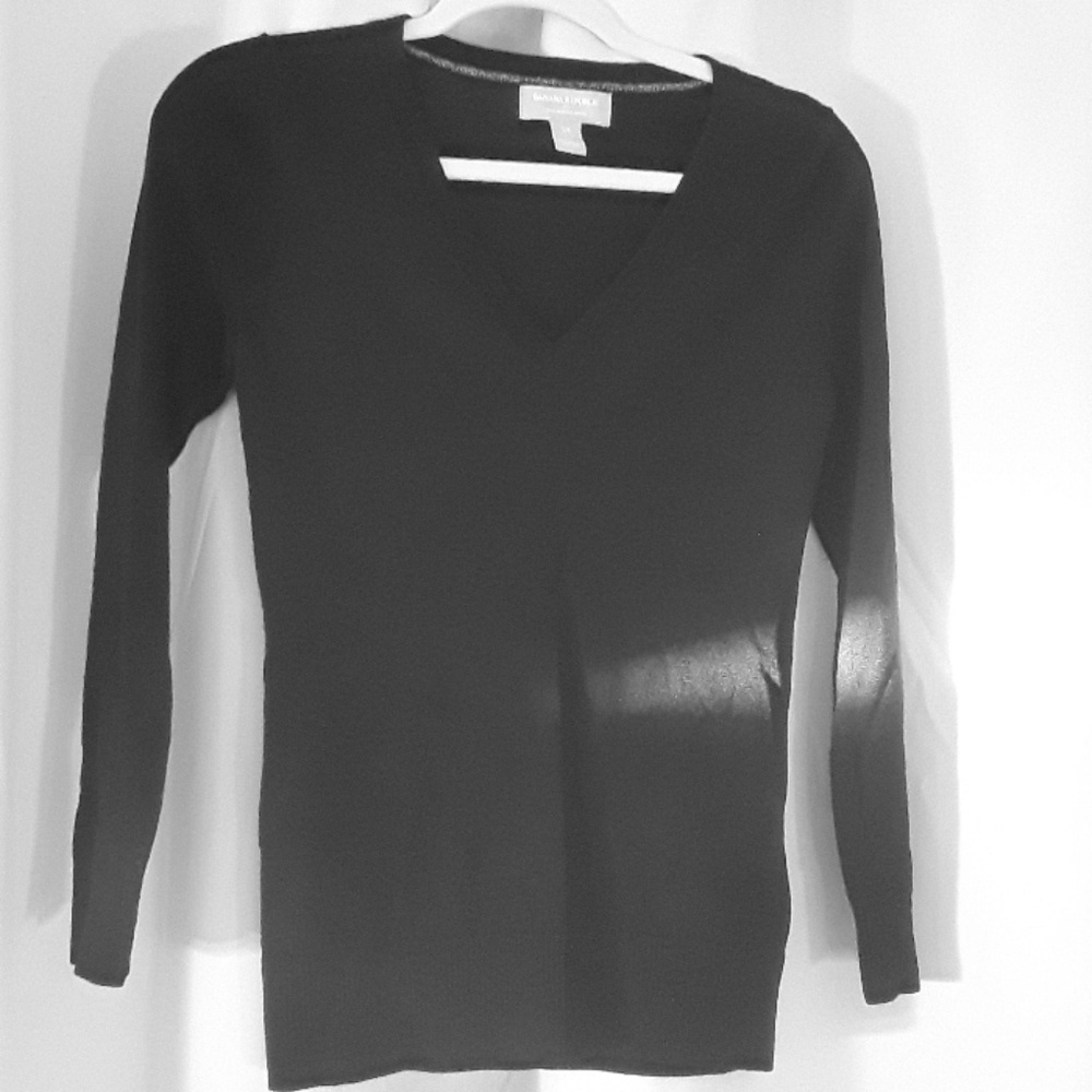 Banana Republic Midnight Black XS Top NWOT